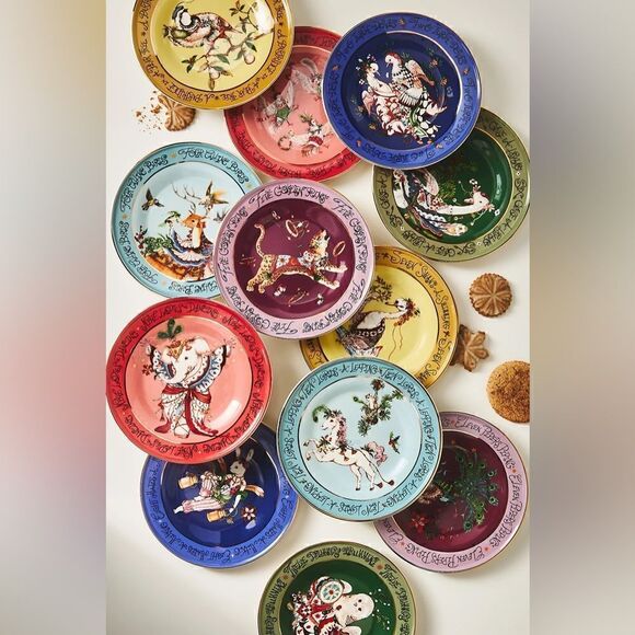 Phannapast Taychamaythakool 
Anthropologie Twelve Days Christmas Dessert Plate - Picture 3 of 4